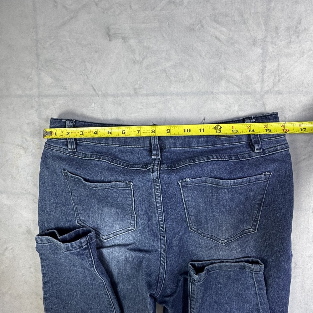 Miss Poured In Blue Womens Skinny‎ Jeans Blue Denim Stretch Comfort Streetwear 8 - Picture 16 of 16